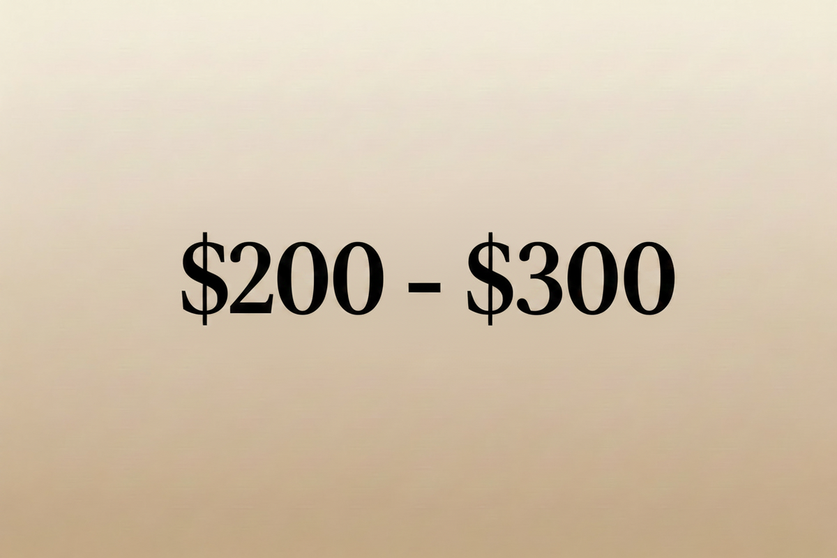 $200 - $300