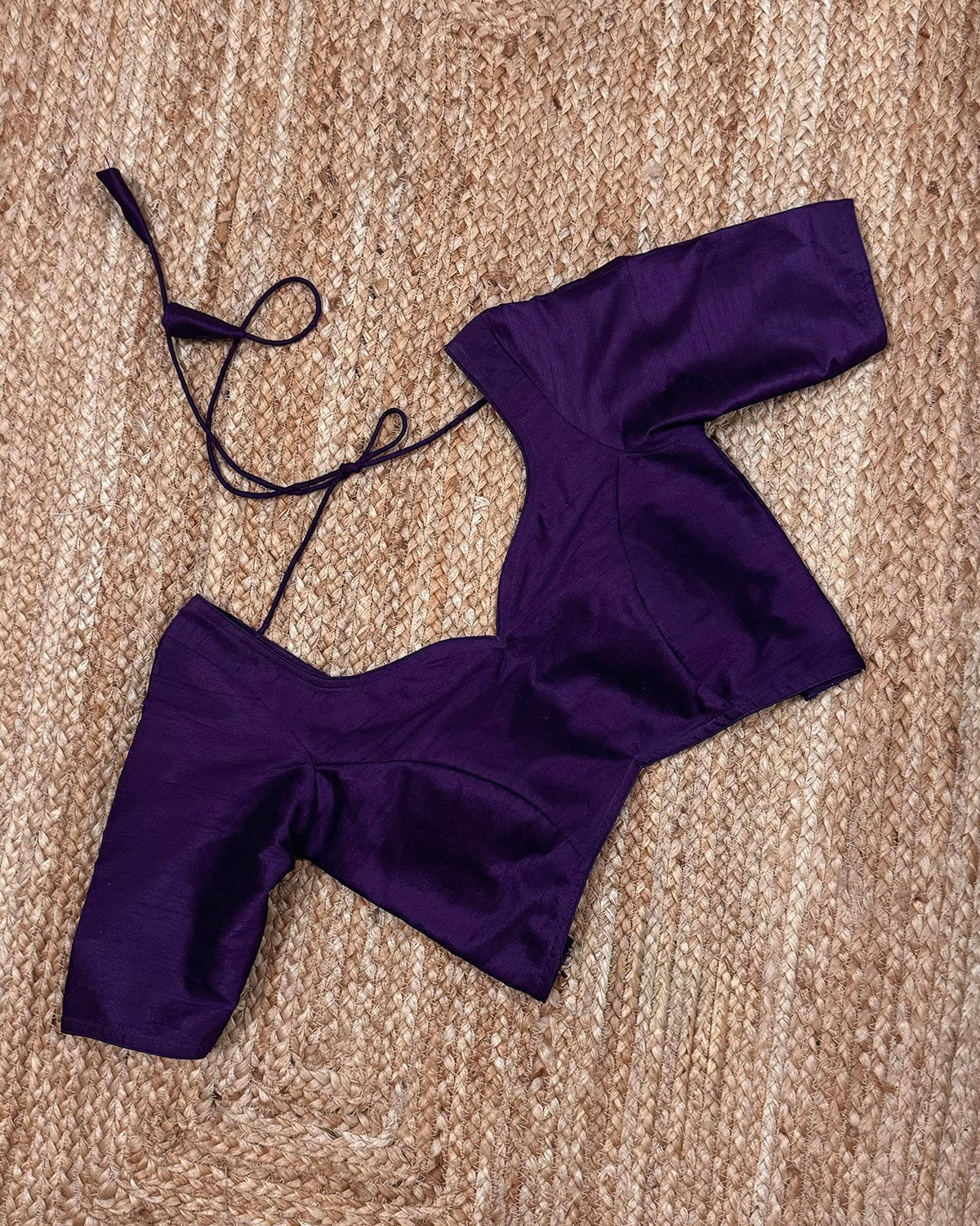 Solid Purple Blouse