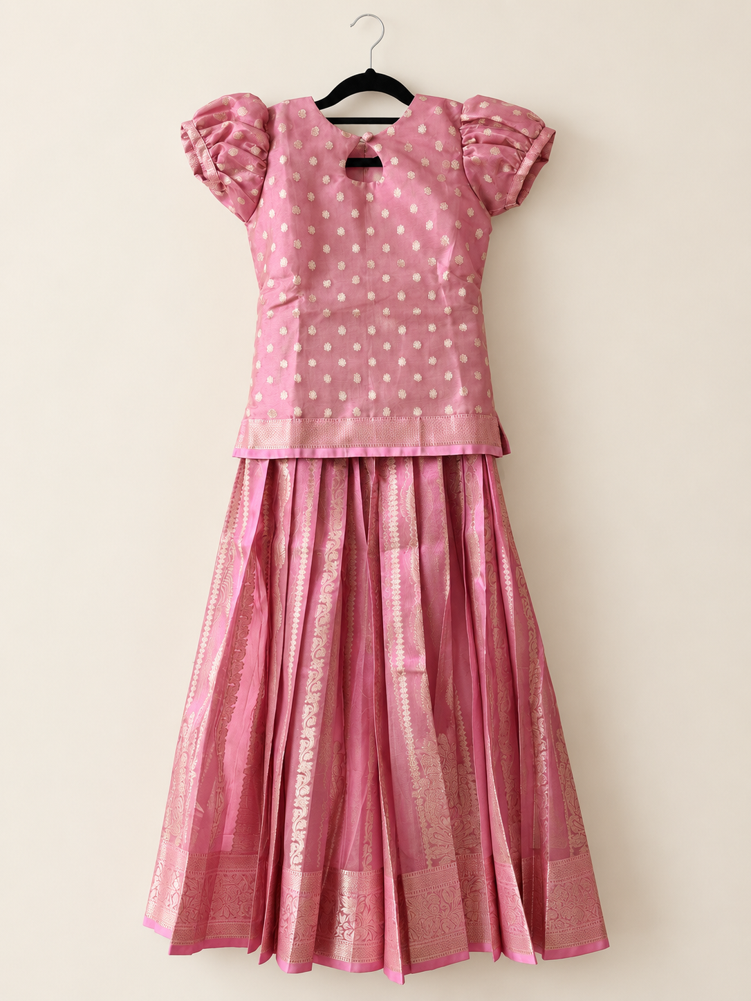 Pink Organza Skirt and Top