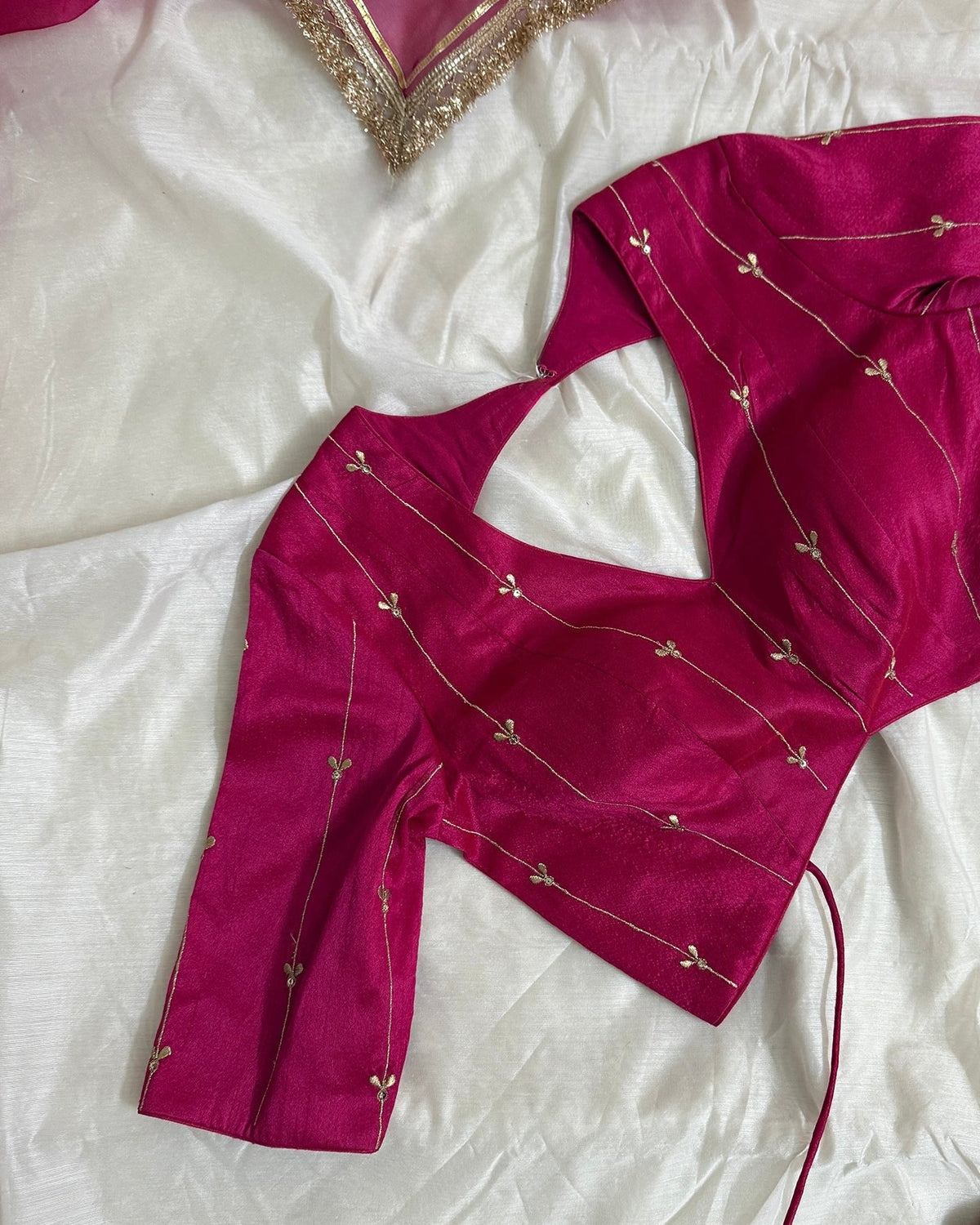 Rani Pink Knot Blouse