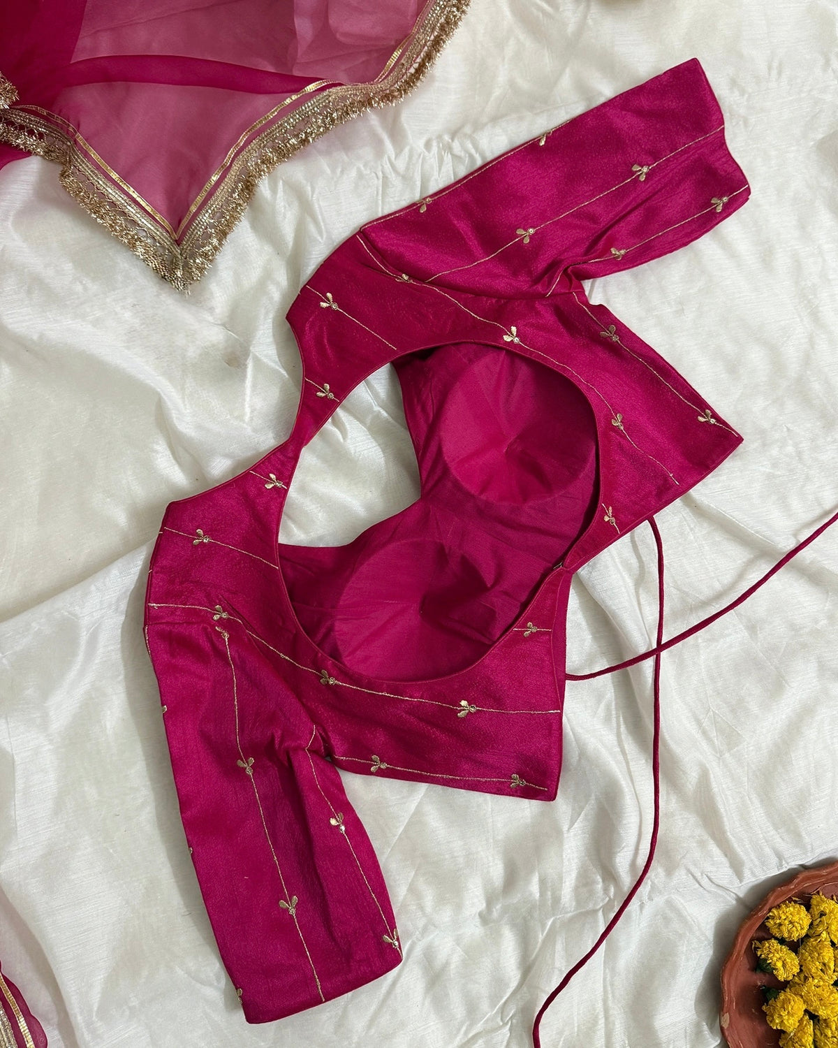 Rani Pink Knot Blouse
