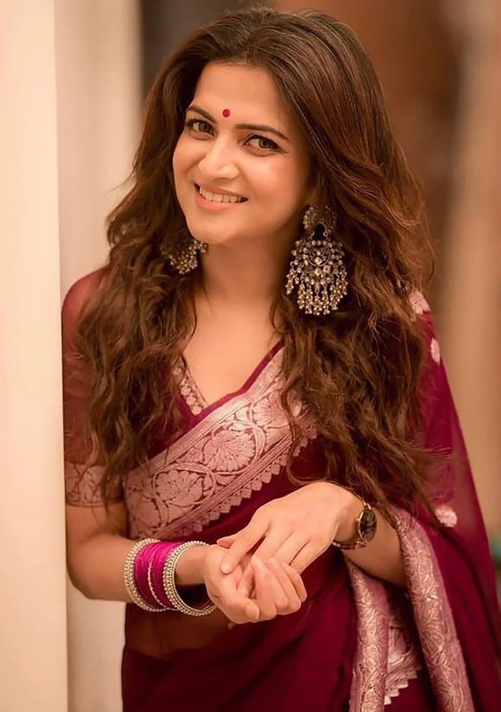 Ethnic Motifs Zari Banarasi Saree