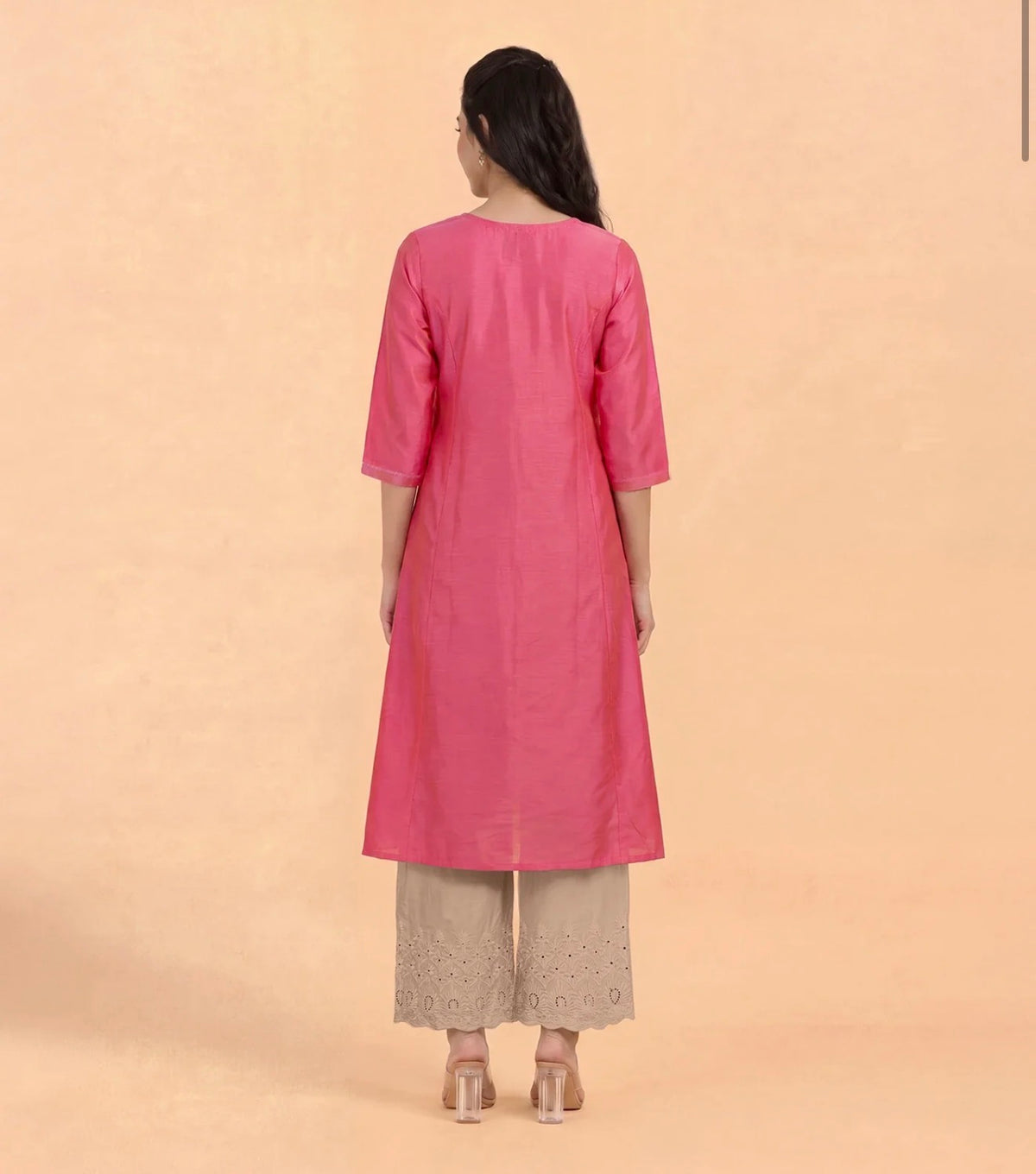 Blush Pink Festive Kurta