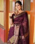 MAHESWARI Silk Cotton Blend - Arakku