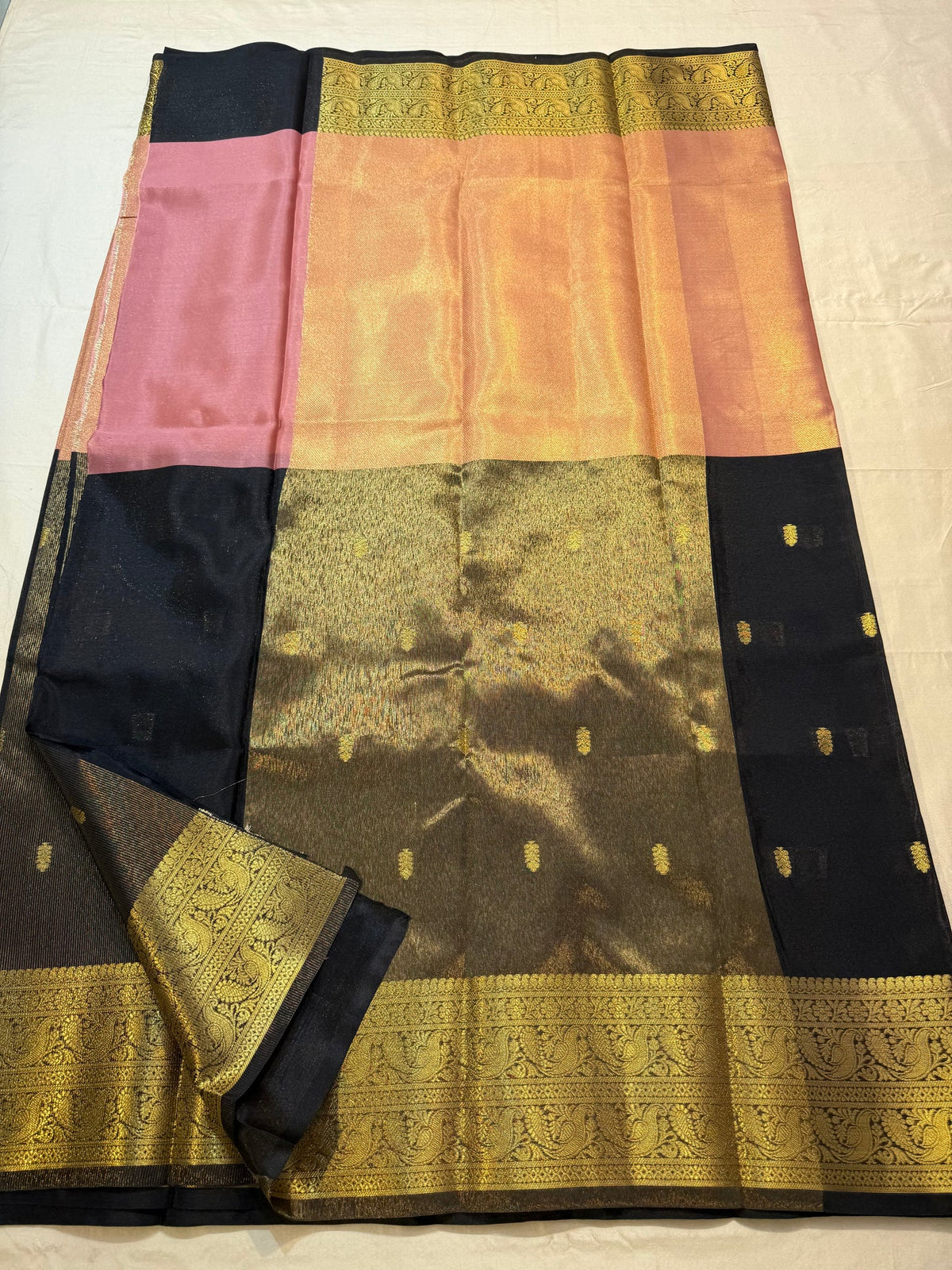 Crepe Tissue Silk Saree